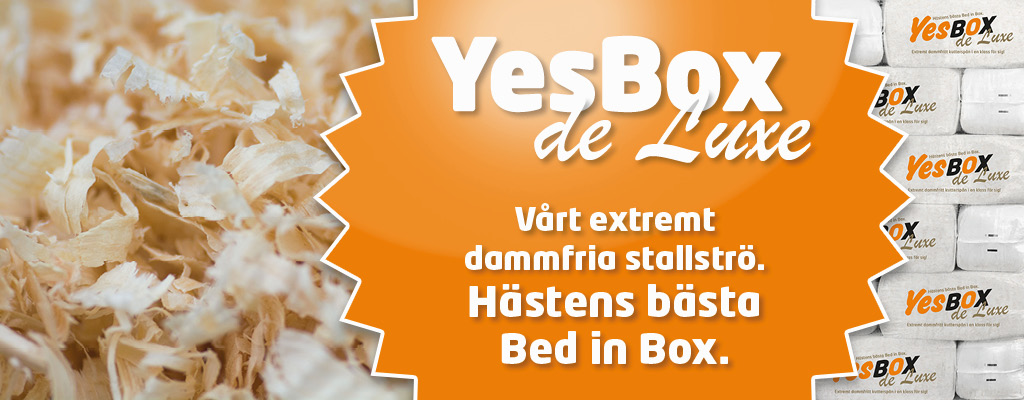 YesBox deLuxe helt dammfritt stallströ