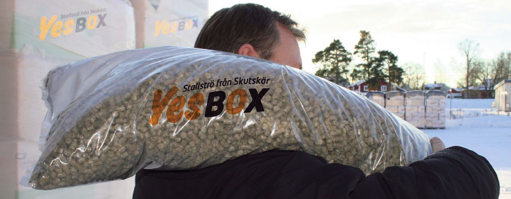 YesBox straw pellets